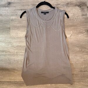 All Saints tank with Chain Detail